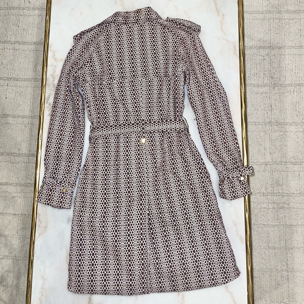 Tory Burch animal print trench coat - Picture 11 of 14